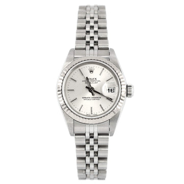 Rolex Oyster Perpetual Datejust Automatic Watch Stainless Steel and White Gold 26