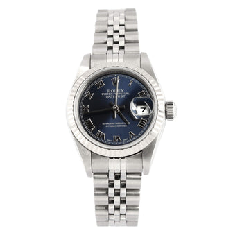 Rolex Oyster Perpetual Datejust Automatic Watch Stainless Steel and White Gold 26