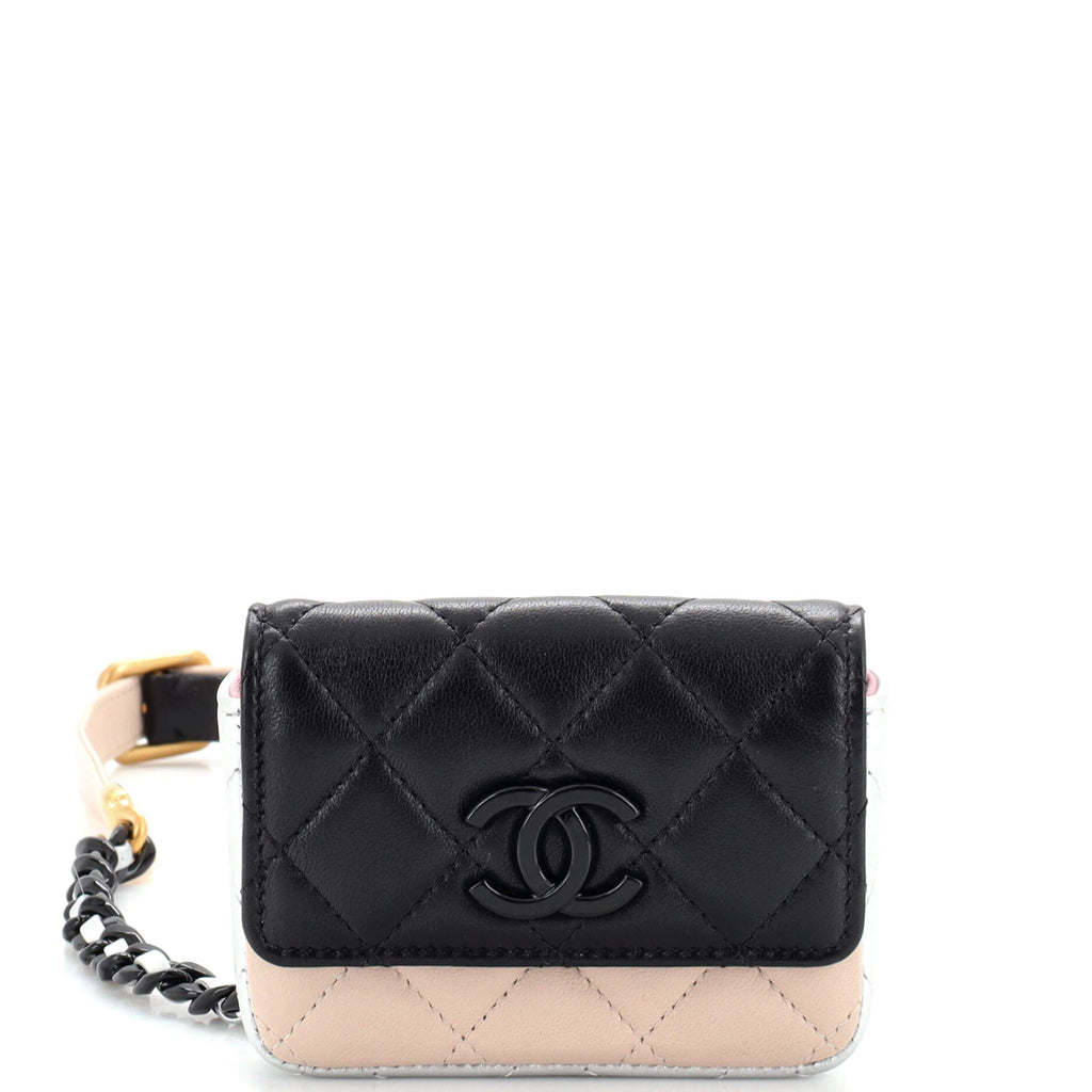 Chanel Black Quilted Lambskin Mini CC In Love Heart Belt Bag Pale Gold  Hardware, 2022 Available For Immediate Sale At Sotheby's
