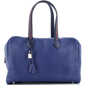 Hermes Victoria II Bag Tressage Epsom and Novillo 35