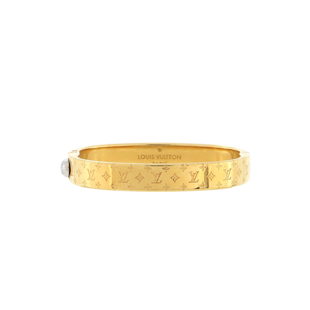 Louis Vuitton Nanogram Bracelet - Brass Bangle, Bracelets - LOU801079