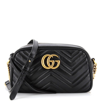 Gucci GG Marmont Shoulder Bag Matelasse Leather Small