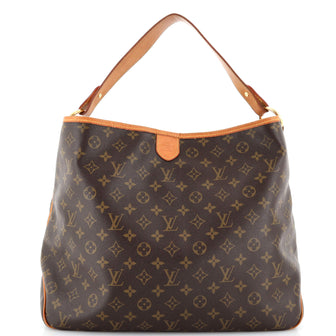 Louis Vuitton Delightful Handbag Monogram Canvas mm Brown