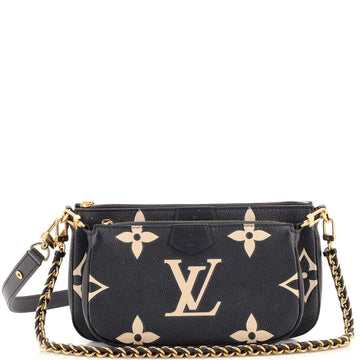 Louis Vuitton Multi Pochette Accessoires Bicolor Monogram Empreinte Giant
