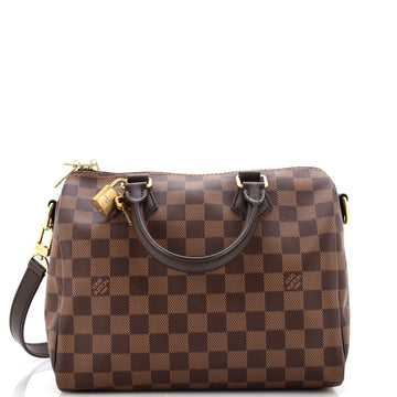 Louis Vuitton Speedy Bandouliere Bag Damier 25
