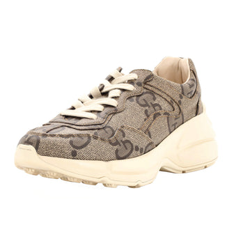 Gucci Rhyton Sneakers Jumbo GG Coated Canvas