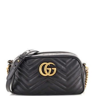 Gucci GG Marmont Shoulder Bag Matelasse Leather Small