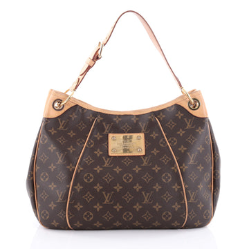 Louis Vuitton Galliera Handbag Monogram Canvas PM Brown