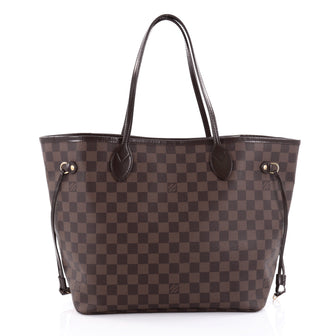 Louis Vuitton Neverfull Tote Damier MM Brown