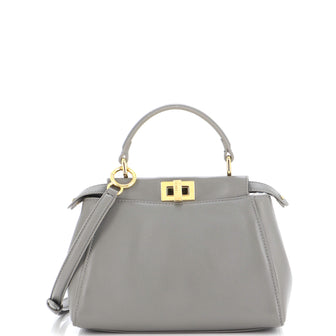 Fendi Peekaboo Bag Leather Mini
