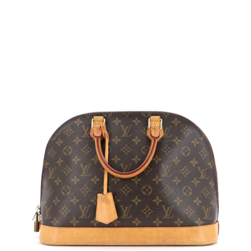 Louis Vuitton Alma Handbag Monogram Canvas PM