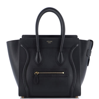 Celine Luggage Bag Smooth Leather Micro