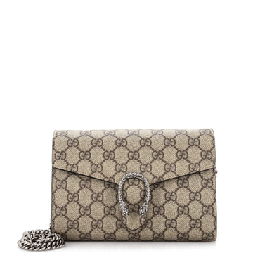 Gucci Dionysus Chain Wallet GG Coated Canvas Small