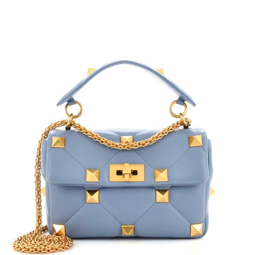Valentino Garavani Roman Stud Flap Bag Quilted Leather Medium