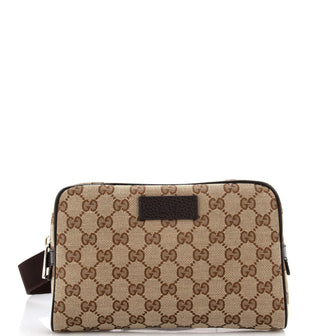 Gucci Waist Belt Bag (Outlet) GG Canvas Small