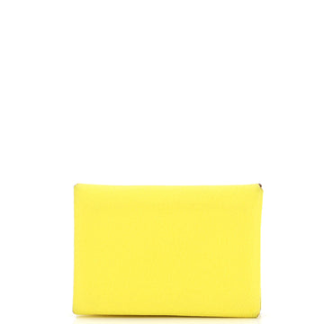 Hermes Calvi Duo Card Holder Chevre Mysore