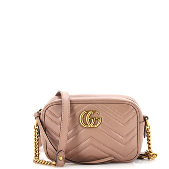 Gucci GG Marmont Shoulder Bag Matelasse Leather Mini