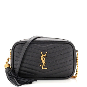 Saint Laurent Lou Camera Bag Matelasse Chevron Leather Mini