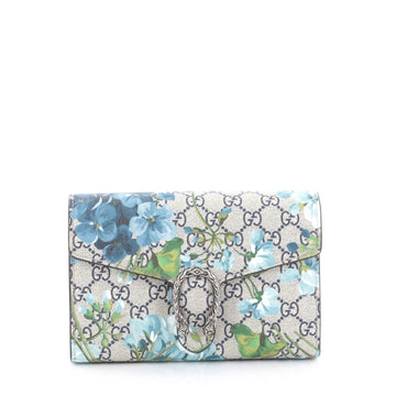 Gucci Dionysus Chain Wallet Blooms Print GG Coated 2308001