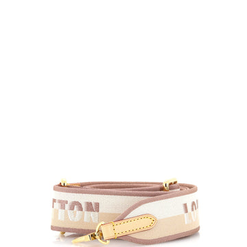 Louis Vuitton Logo Shoulder Strap Jacquard Wide