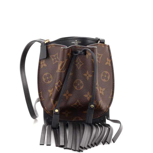 Louis vuitton cheap fringe bucket bag