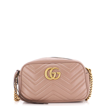 Gucci GG Marmont Shoulder Bag Matelasse Leather Small