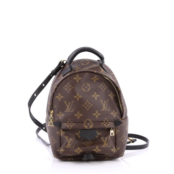 Louis Vuitton Palm Springs Backpack Monogram Canvas Mini Brown