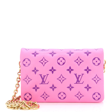 Louis Vuitton Coussin Pochette Monogram Embossed Lambskin