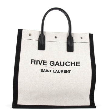 Saint Laurent Rive Gauche Shopper Tote Canvas Tall