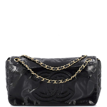 Chanel Rock and Chain Flap Bag Patent Vinyl Medium