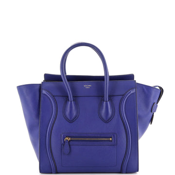 Celine Luggage Bag Smooth Leather Mini