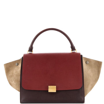 Celine Tricolor Trapeze Bag Leather Medium