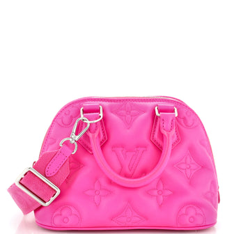 Louis Vuitton Alma Handbag Bubblegram Leather BB