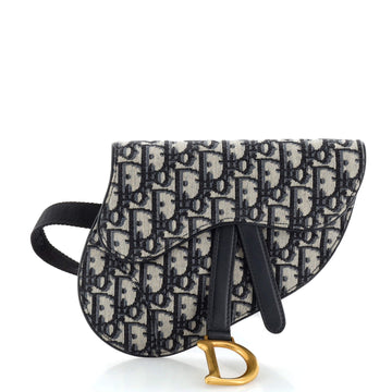 Christian Dior Saddle Belt Bag Oblique Canvas