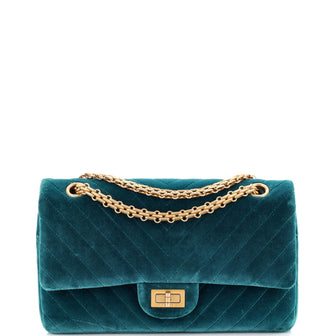 Chanel Reissue 2.55 Flap Bag Quilted Velvet 225