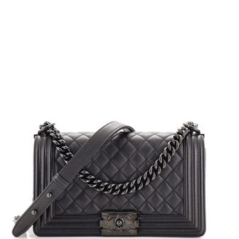 Chanel, Quilted Lambskin Boy Flap Bag