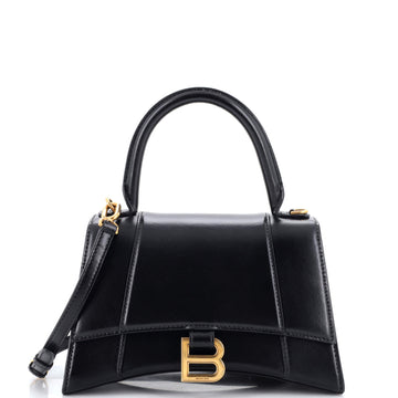 Balenciaga Hourglass Top Handle Bag Leather Small