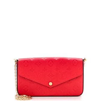 Louis Vuitton Felicie Pochette Monogram Empreinte Leather