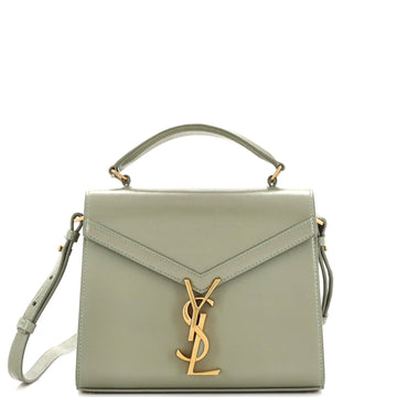 Saint Laurent Cassandra Top Handle Bag Leather Mini