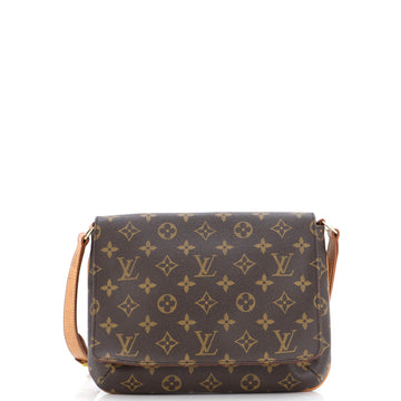 Louis Vuitton Musette Tango Handbag Monogram Canvas