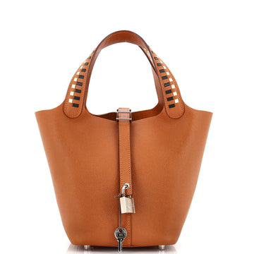 Hermes Picotin Lock Bag Tressage Epsom PM