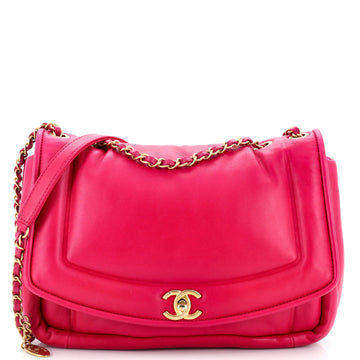 Chanel Vintage Puffy Flap Bag Lambskin Medium