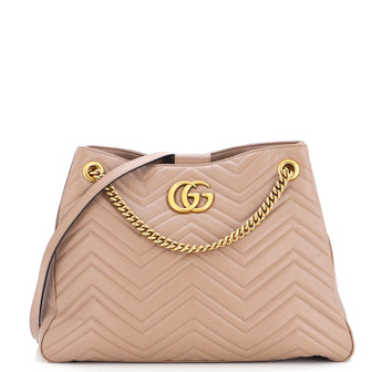 Gucci GG Marmont Chain Shoulder Bag Matelasse Leather