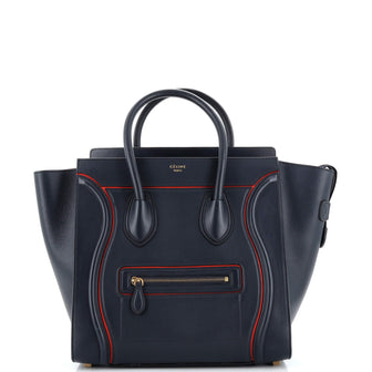 Celine Luggage Bag Smooth Leather Mini