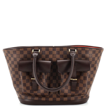 Louis Vuitton Manosque Handbag Damier GM