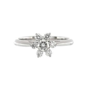 Tiffany & Co. Buttercup Flower Ring Platinum and Diamonds