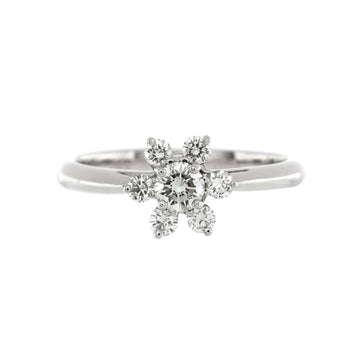 Tiffany & Co. Buttercup Flower Ring Platinum and Diamonds