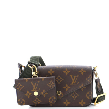 Louis Vuitton Felicie Strap & Go Handbag Monogram Canvas