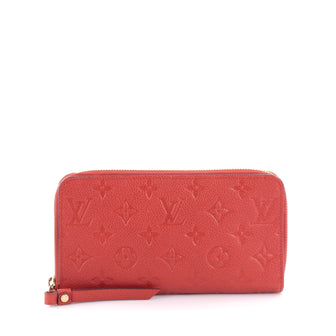 Louis Vuitton Secret Wallet Monogram Empreinte Leather Red
