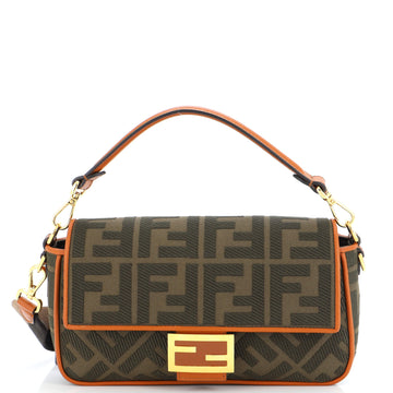 Fendi Baguette NM Bag Zucca Canvas Medium